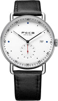 FEICE Relojes para hombres Mecanico Automático 5ATM Resistente al agua Acero inoxidable Relojes de lujo para uso casual, negocio y vestir FF019