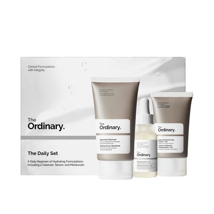 The Ordinary The Daily Set, rutina diaria de cuidado de la piel con...