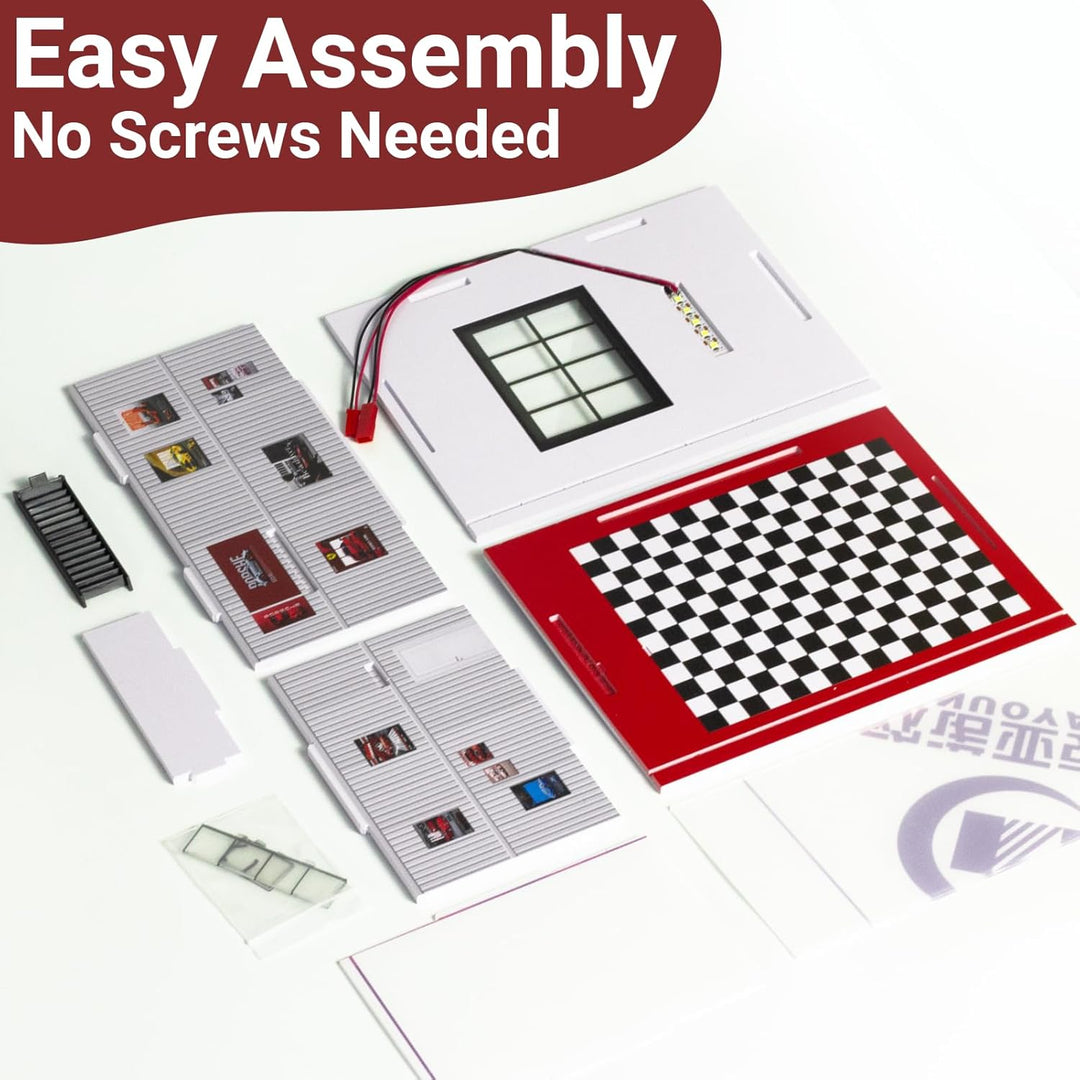 Vitrina de autos a escala 1/64 para exhibición y