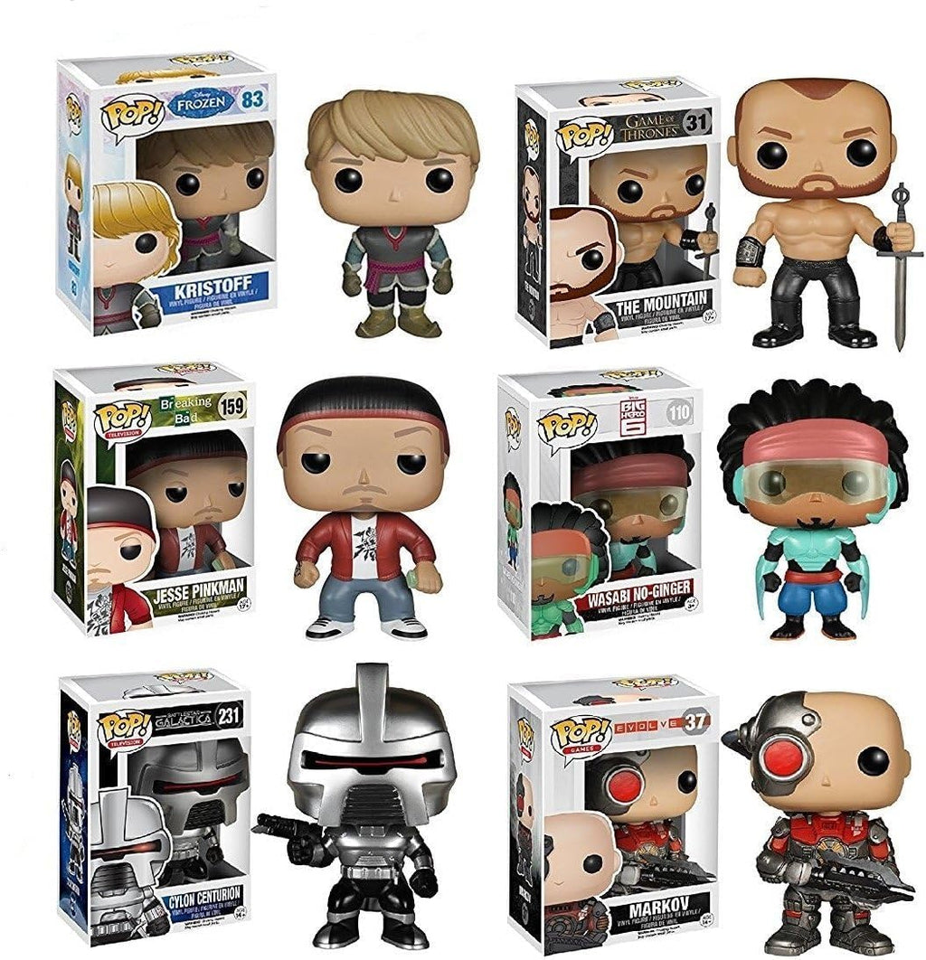 Funko Paquete de inicio Pop Mystery Starter Pack de 6! 6 estallidos aleatorios sin duplicación. Incluye 6 fundas protectoras de plástico. Paquete producido Golden Groundhog!