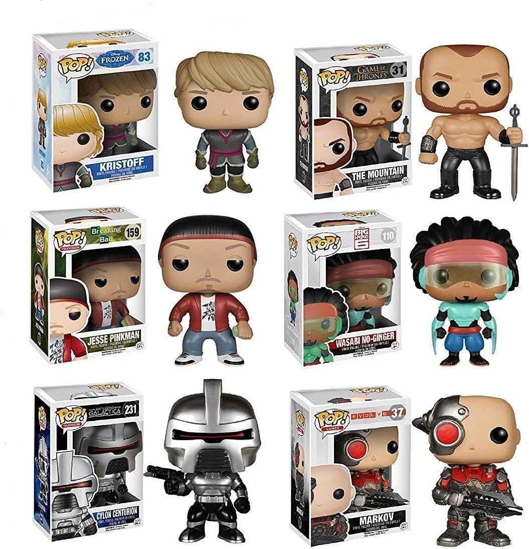 Funko Paquete de inicio Pop Mystery Starter Pack de 6! 6 estallidos aleatorios sin duplicación. Incluye 6 fundas protectoras de plástico. Paquete producido Golden Groundhog!