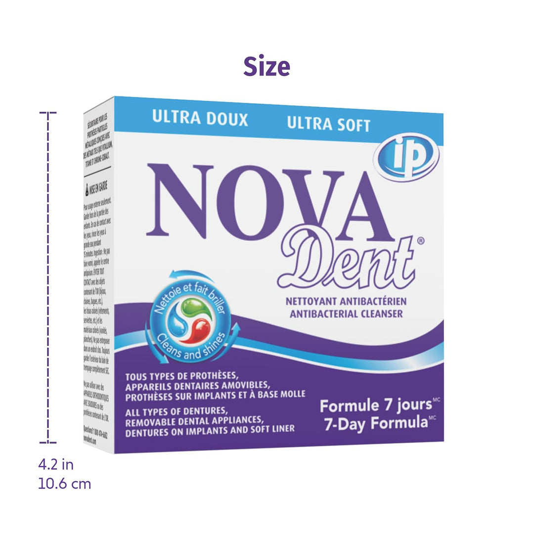 Novadent Limpiador de prótesis \u2013 IP Ultra Soft \u2013 3 Meses...