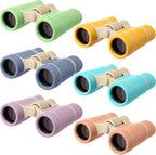 Yunsailing 6 prismáticos para niños de 3 a 12 años, colores suaves