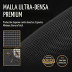 Puerta Mosquitera Magnética Premium, Malla Reforzada Pesada, Tejido Ultra Denso, Cierre Automático Suave, para Mascotas y Niños – Sin Manos, Sellado sin Grietas