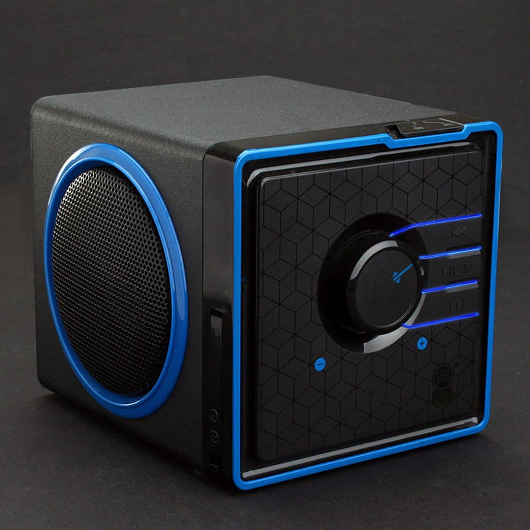 GOgroove SonaVERSE BX - Altavoz portátil con cable y reproductor de...