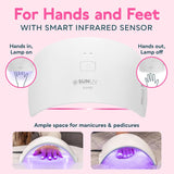 Lámpara secadora de uñas SUNUV de 24 W. , Blanco