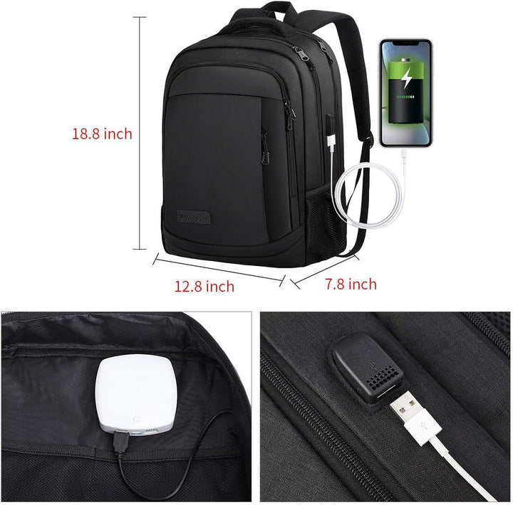 Monsdle Mochila de viaje para laptop, antirrobo, resistente al agua...