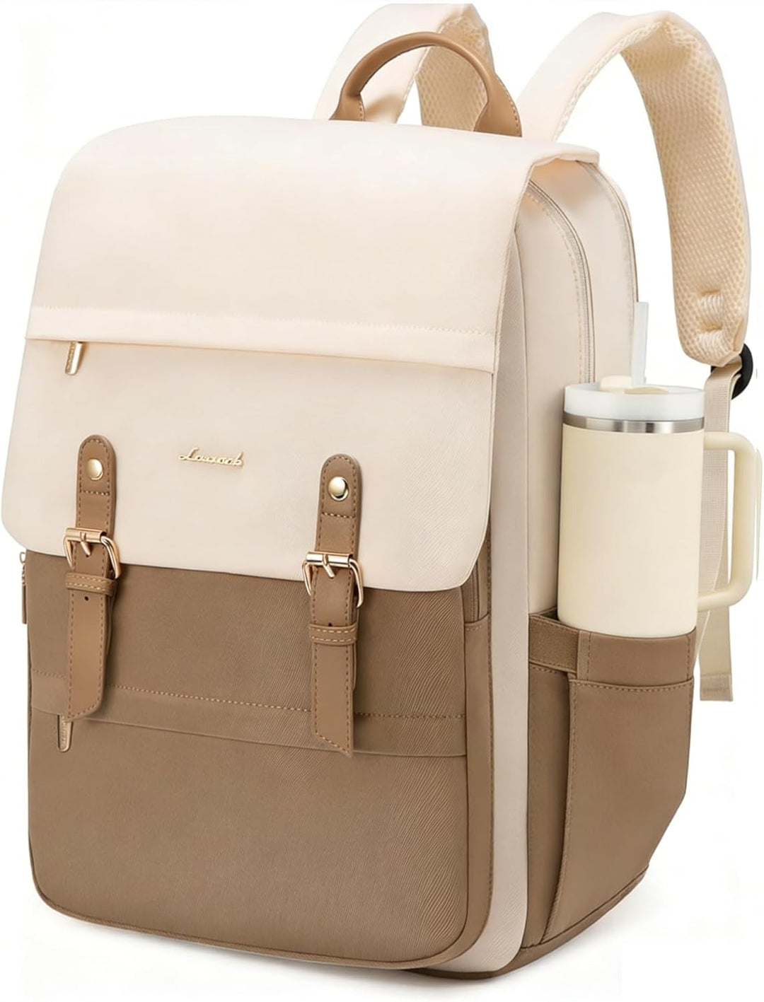 LOVEVOOK Mochila para computadora portátil para mujer, mochila de v...