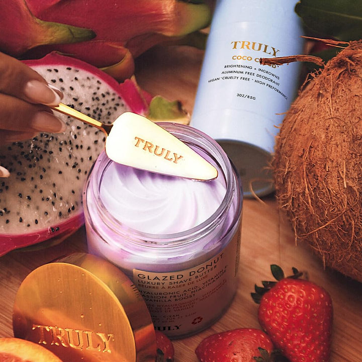 Truly Crema de afeitar de lujo | Fórmula de afeitado ultrahidratant...