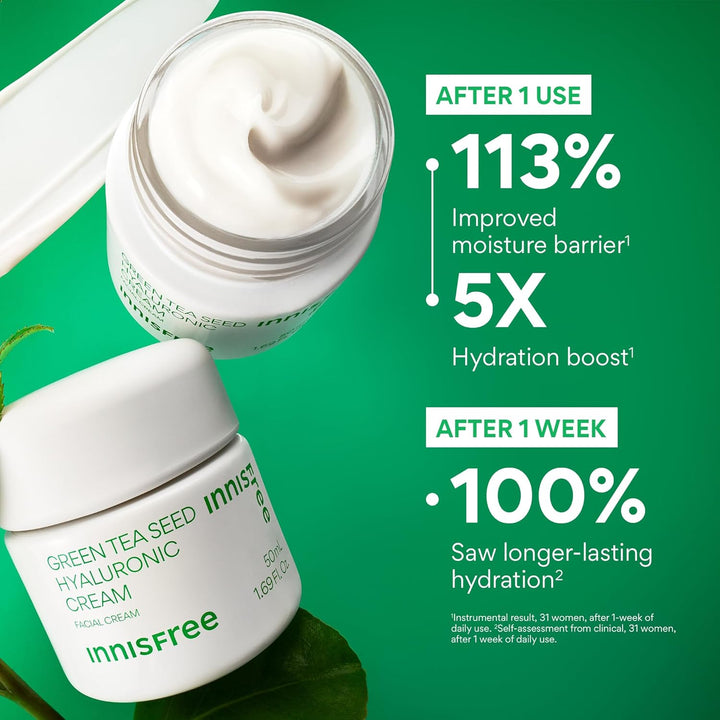 innisfree Té Verde Ceramida Leche, Tónico Lechoso Hidratante y Lige...