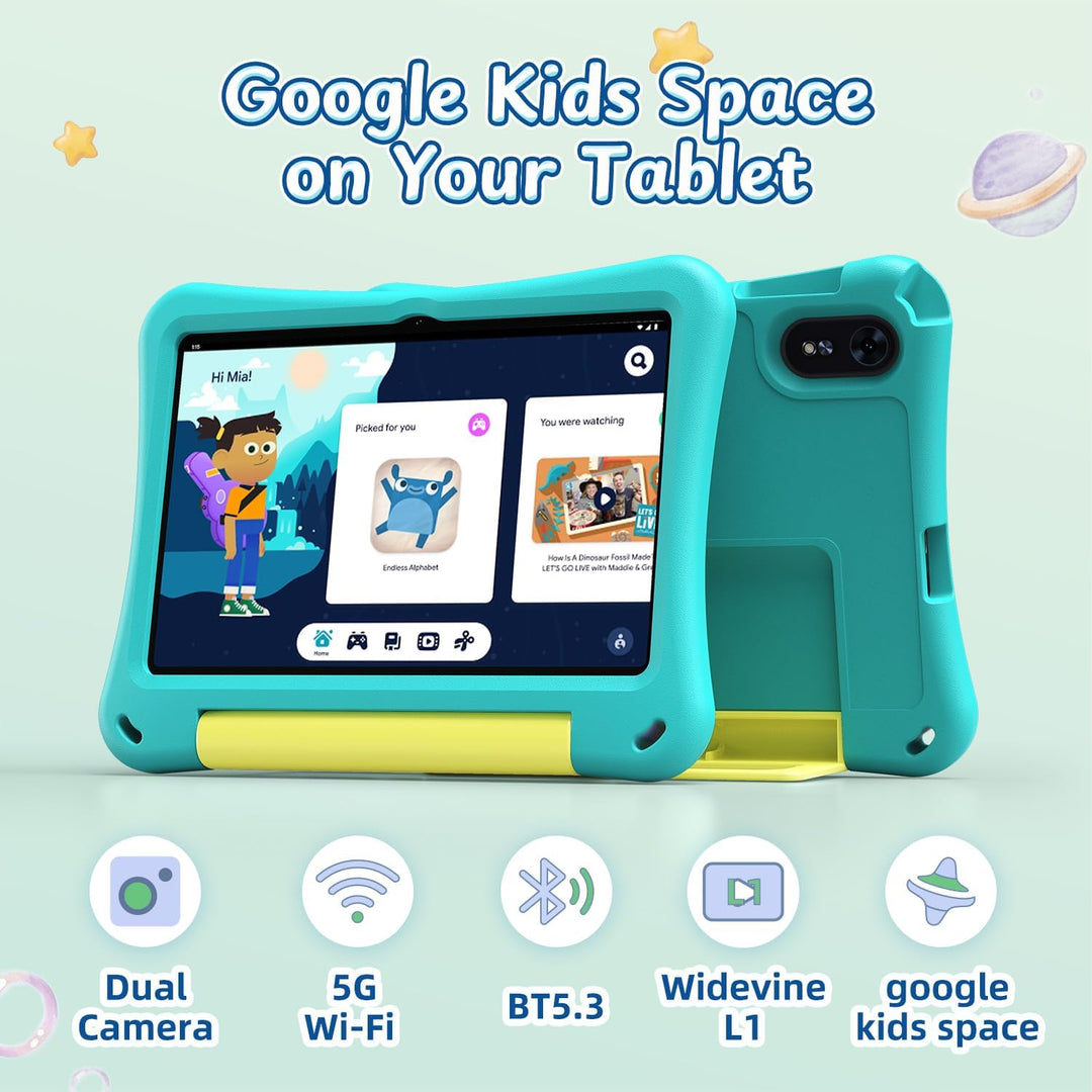 EDUAITABLET Tablet infantil de 10 pulgadas, tableta Android 16 para...