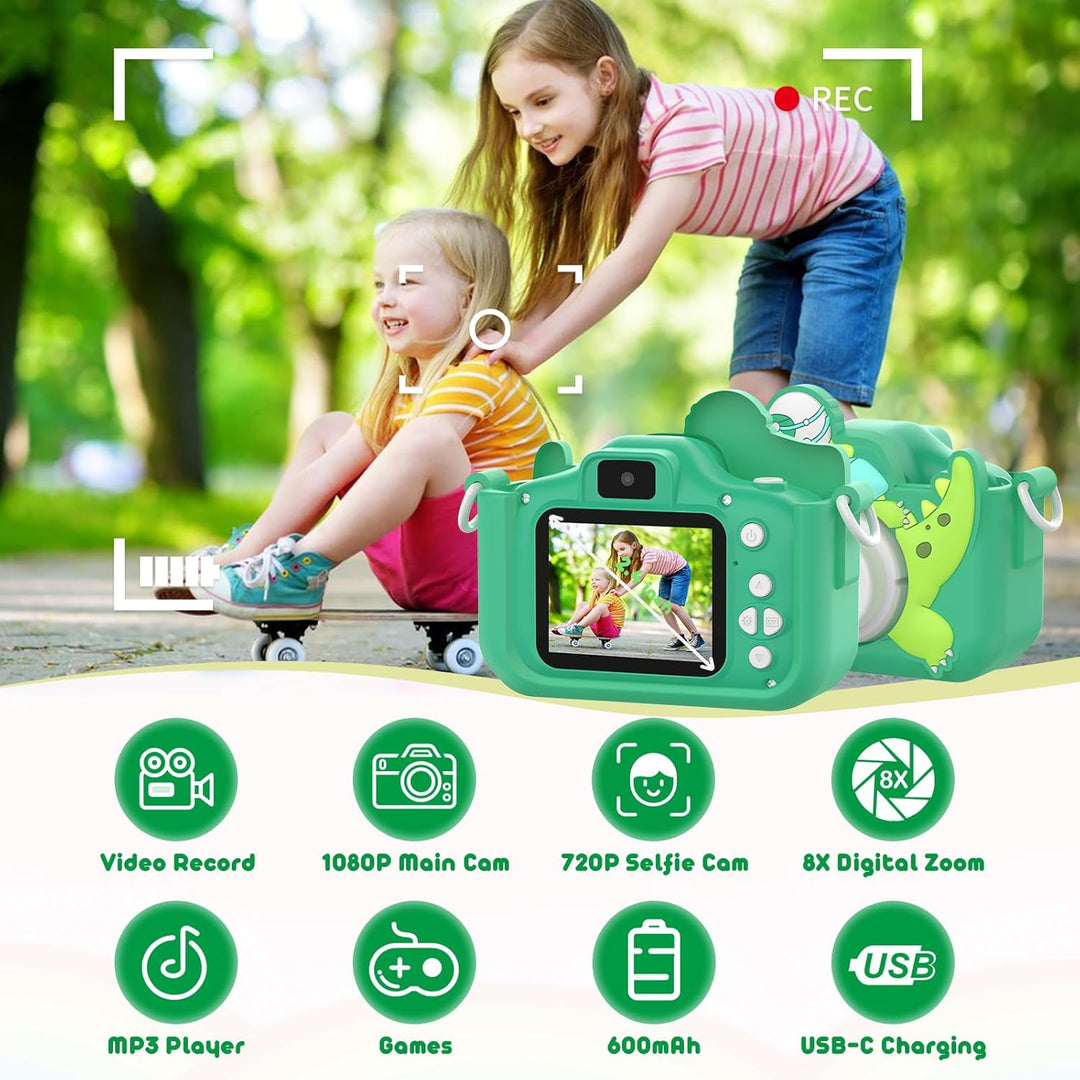 Juguetes de cámara para niños, cámara digital para niños de 3 a 8 a...