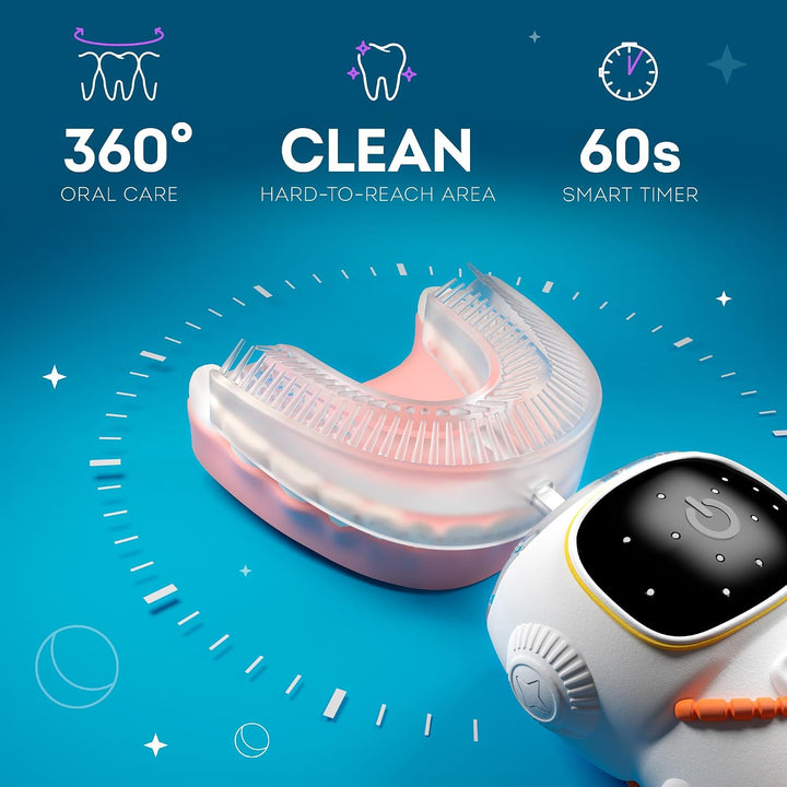 Sensory 360 - Protector Bucal Cepillo de Dientes Eléctrico Redondo...