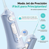 COSLUS - Irrigador de agua portátil para dientes: 3 modos y 6 ajust...