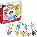 MEGA Juego de construcción de juguetes Pokémon Todas las evoluciones de Eevee con 470 piezas, 9 personajes articulados, para niños