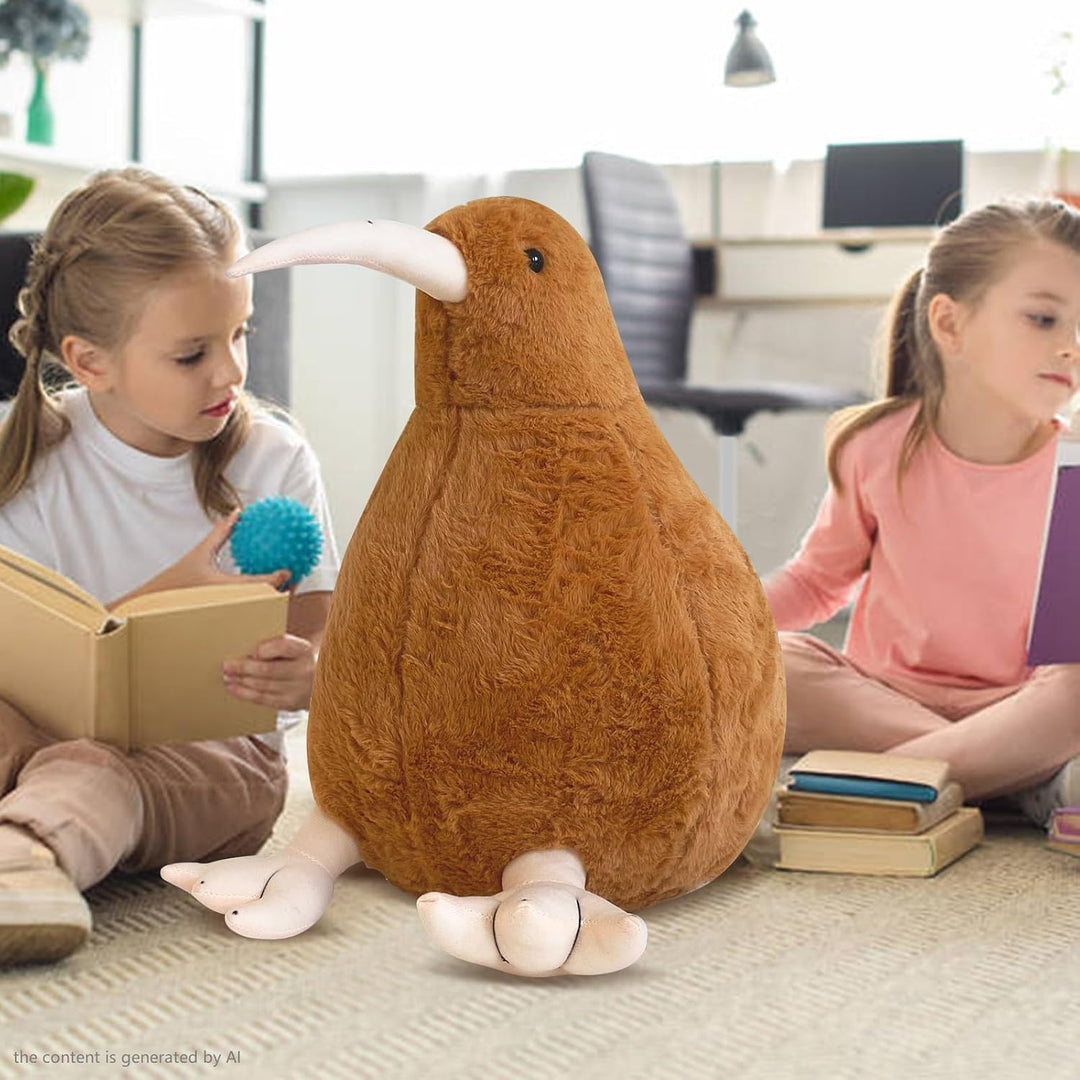 RejoyLix Kiwi - Juguete de peluche de pájaro peludo, juguete de pel...