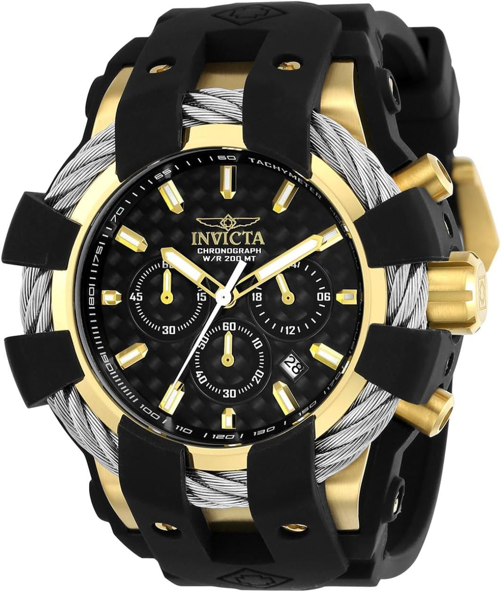 Reloj Invicta para hombre 23855 Bolt con pantalla analógica y cuarzo, color negro