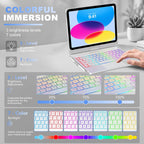 CC Store Funda táctil para iPad A16 de 11ª y 10ª generación con teclado