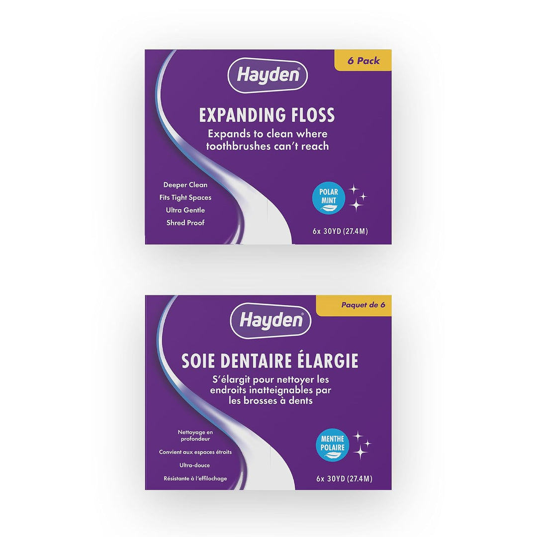 Hayden Hilo dental expandible. Se expande para limpiar entre diente...
