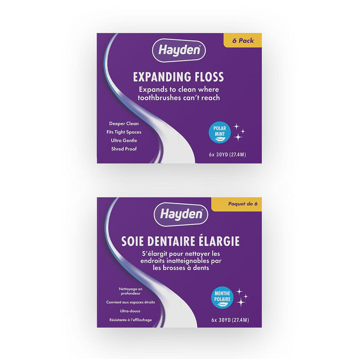 Hayden Hilo dental expandible. Se expande para limpiar entre diente...