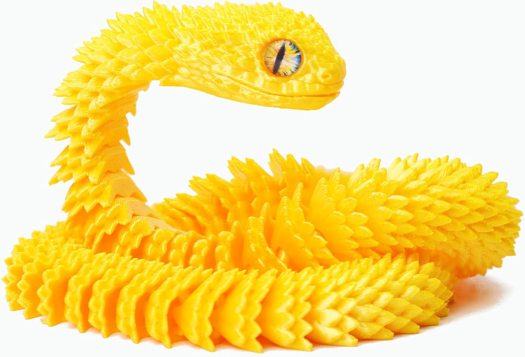 Juguetes de serpiente impresos en 3D de 24 pulgadas, animal flexibl...
