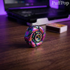 Stress Relief metal Fidget Spinner para Adults, EDC Fidget Spinner con Open Armor Design & Smooth Spin. Cool Fidget Toy para Teens & Adults(Dazzling Colors)