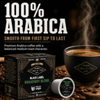 A&P Broadway Blend Cápsulas de café tostado medio, 100% arábica, 72