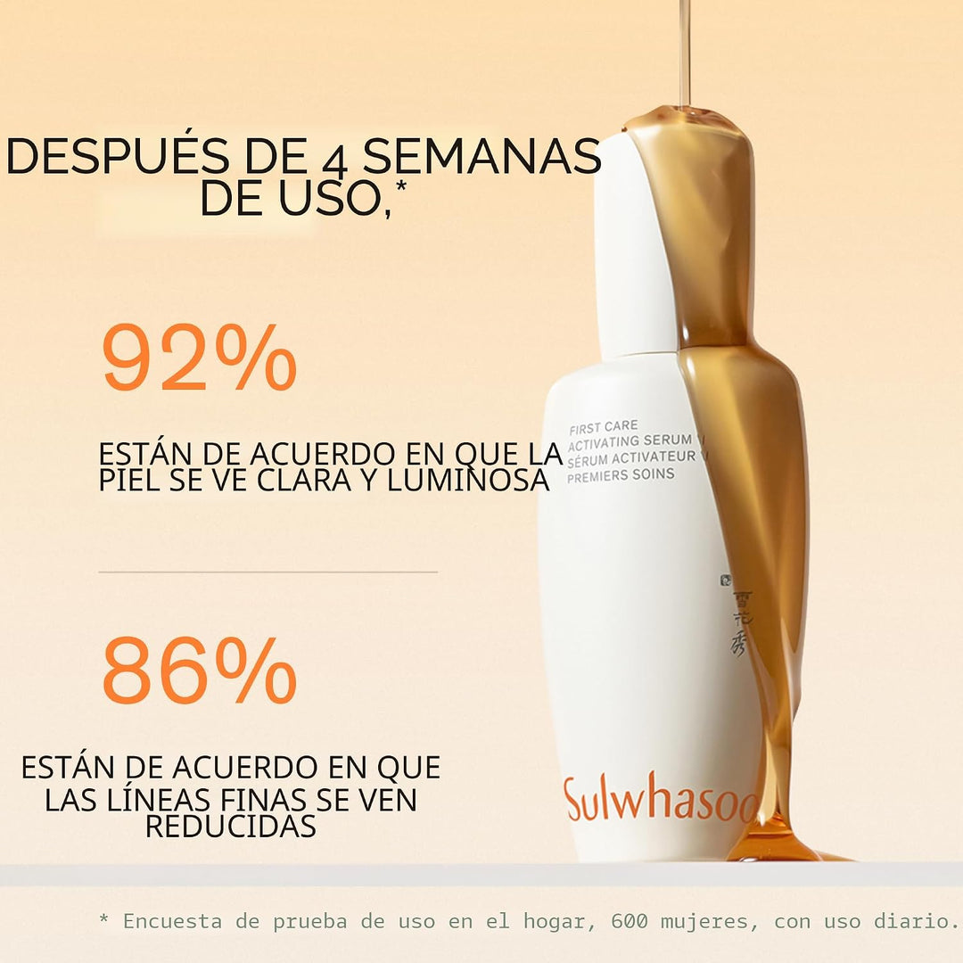 Sulwhasoo First Care Suero Activador \u2013 Combate líneas finas vi...