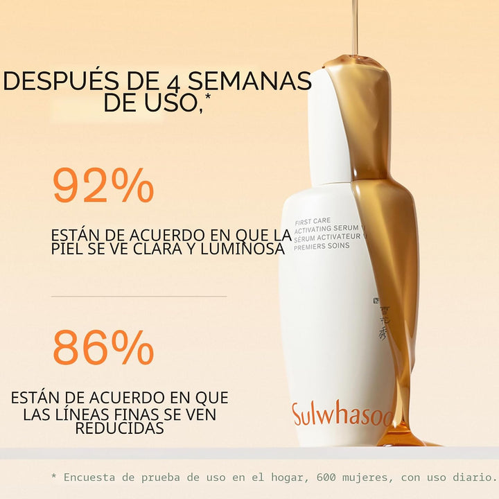 Sulwhasoo First Care Suero Activador \u2013 Combate líneas finas vi...
