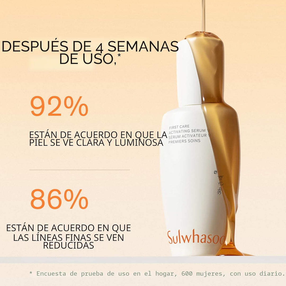 Sulwhasoo First Care Suero Activador \u2013 Combate líneas finas vi...