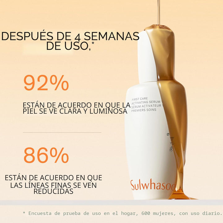 Sulwhasoo First Care Suero Activador \u2013 Combate líneas finas vi...