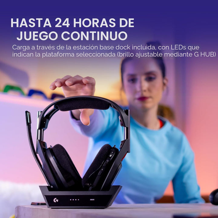Logitech G Astro A50 Multi-Platform Wireless Gaming Headset + Base...