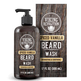 Viking Revolution Jabón de barba de vainilla con especias para homb...