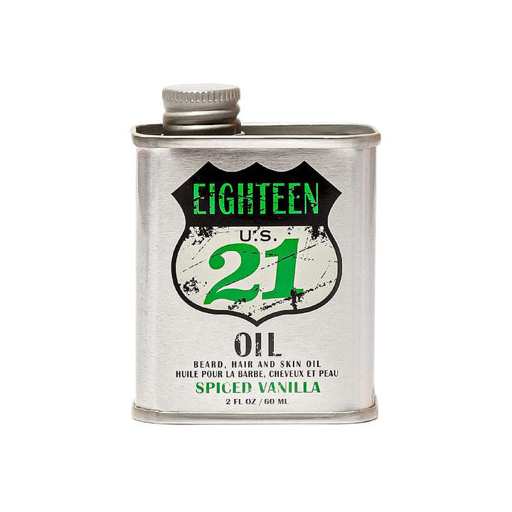 18.21 Man Made Aceite para cabello, piel y barba para hombres, 4 ar...