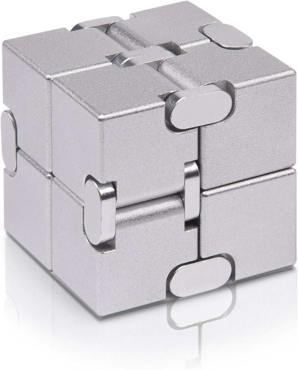 Fidget Cube - Nueva versión Fidget Finger Toys – Cubo infinito de metal Prime para aliviar el estrés y la ansiedad/TDAH, regalos sensoriales ultra duraderos para adultos y adolescentes niños