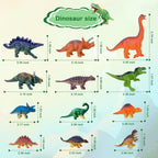Juguetes de dinosaurio para niños de 3 a 5 años 12 figuras