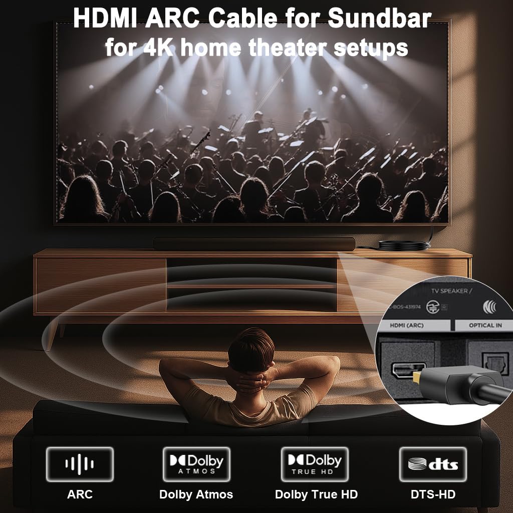 Cable HDMI de 3 pies, paquete de 10 unidades, cable HDMI 4K, 3 pies