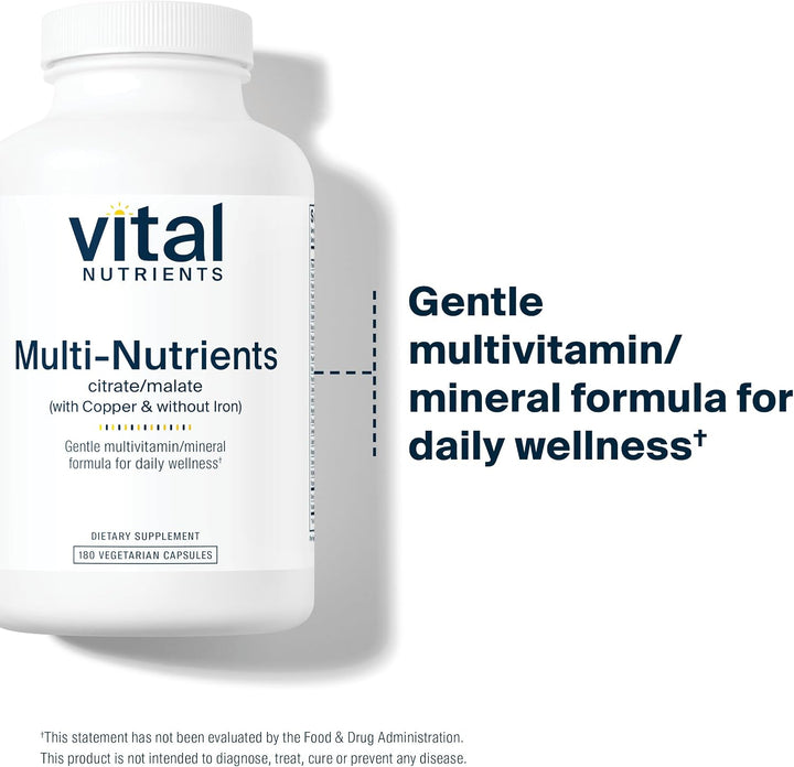 Vital Nutrients - Multi-Nutrientes 2 - Fórmula de citrato\/malato (...