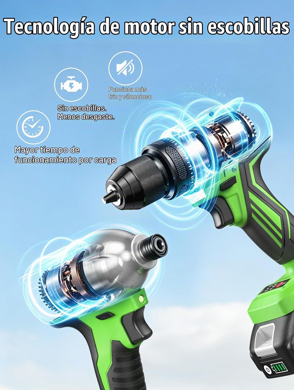 Taskstar Kit combinado de taladro inalámbrico y destornillador de impacto