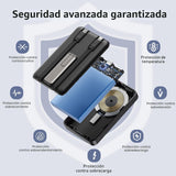 Banco de energía inalámbrico magnético 2025, cargador portátil de 1...