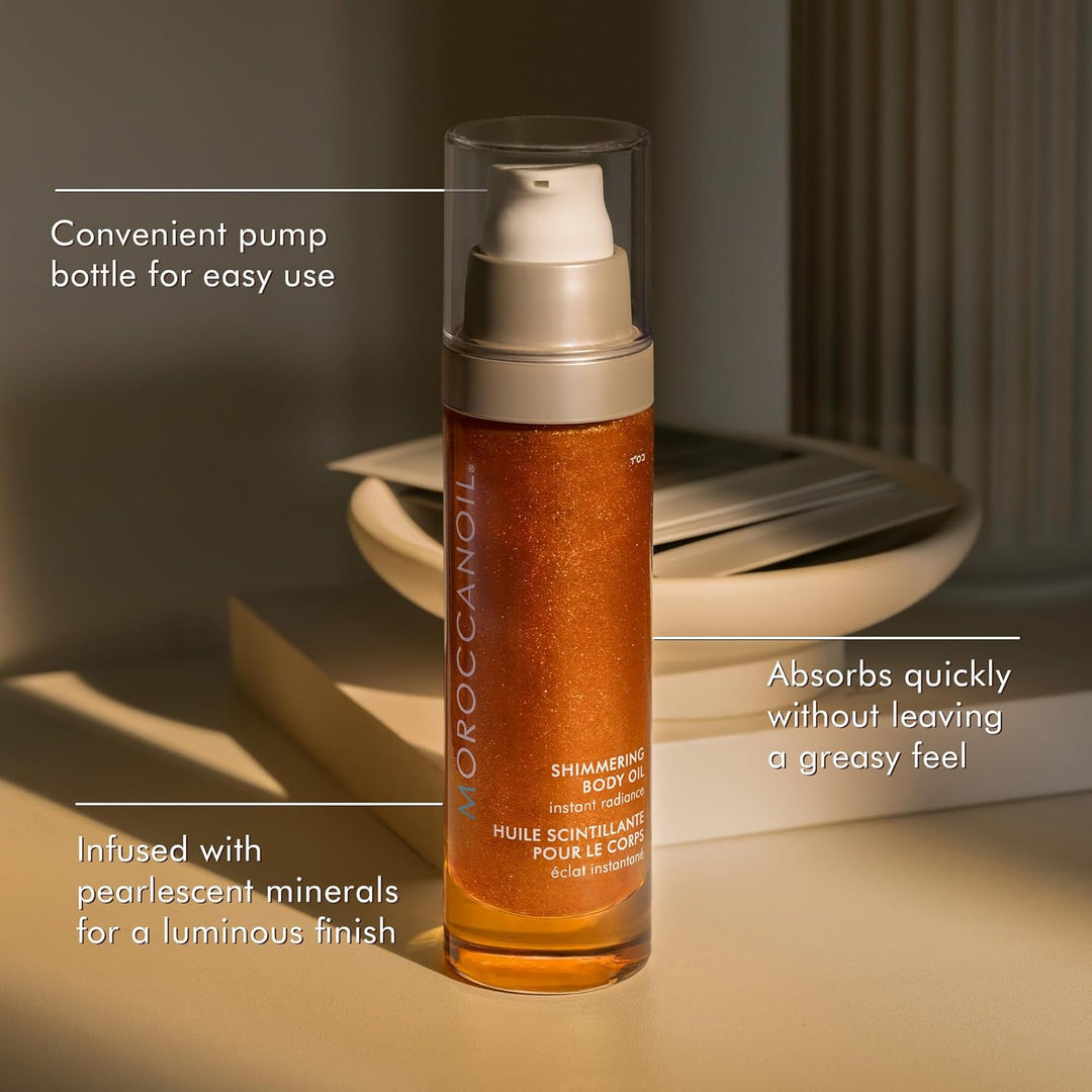 Moroccanoil Aceite corporal brillante, 1.7 onzas líquidas