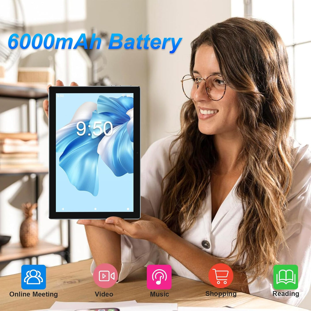 IWEGGO Tablet Android 15, 10 pulgadas 18 GB RAM+128 GB ROM\/2TB tab...