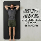 Esterilla de yoga extra grande XL, ancha y larga, extra gruesa