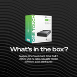 Seagate Disco duro externo One Touch de 8 TB HDD de sobremesa, comp...