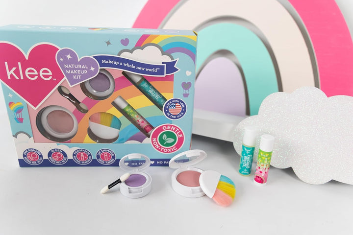 Kit de maquillaje mineral Klee Naturals. Suave y no tóxico. Apto pa...