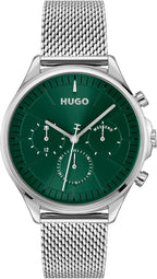 HUGO #Smash Multi Watch para hombre, caja de acero inoxidable, movimiento multifunción, diseño elegante y divertido, precisión de cuarzo, uso diario atrevido, regalo para él