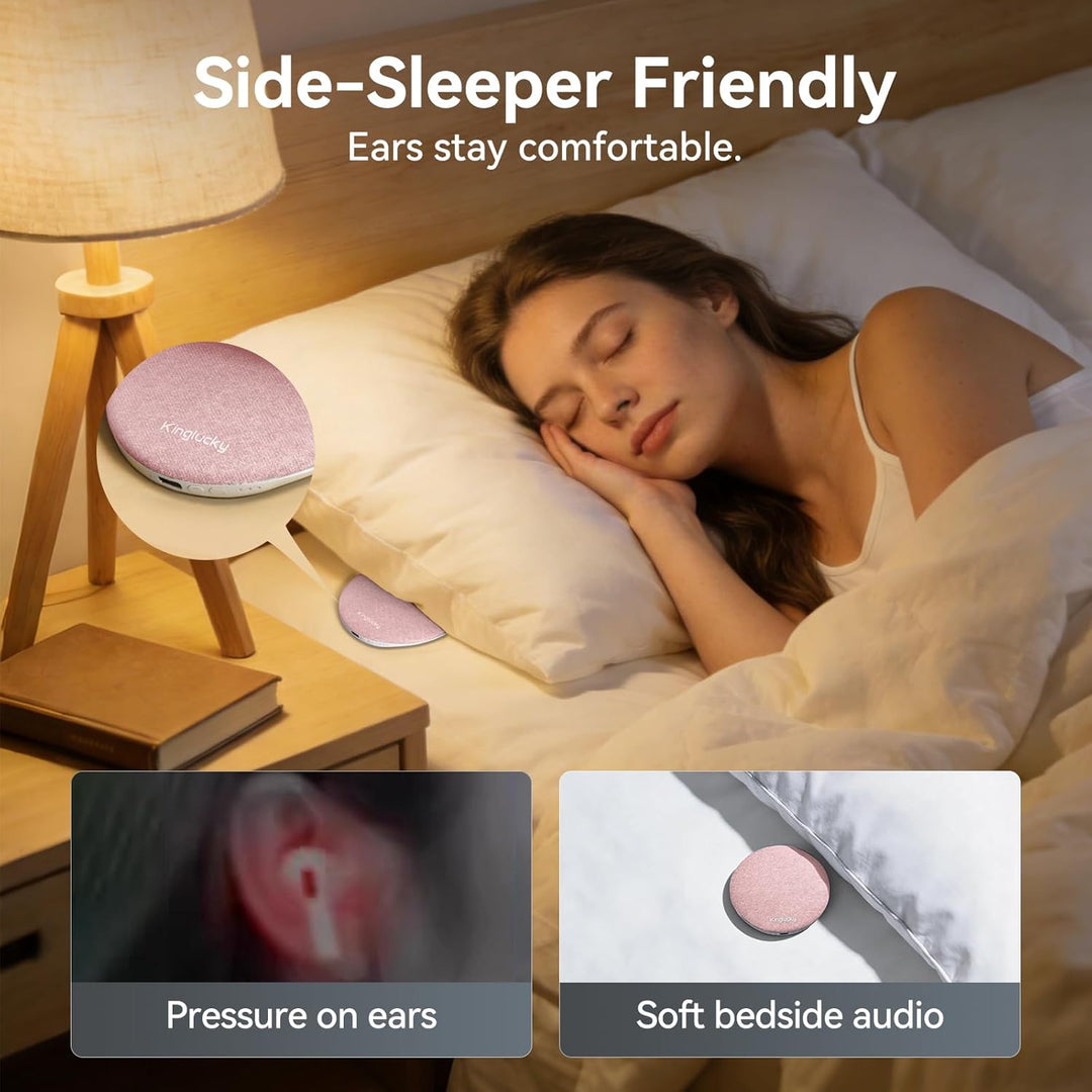 Kinglucky Altavoz de almohada para dormir, mini altavoz Bluetooth d...