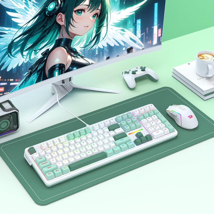 Redragon K745 HE Teclado para juegos de disparo rápido, teclado mec...