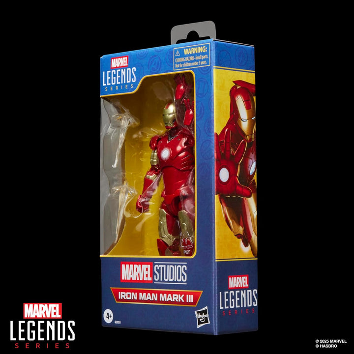 Marvel Serie Legends Iron Man Mark III, Figura de acción colecciona...