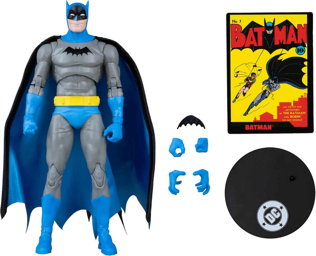 McFarlane Toys - DC Direct Page Punchers Batman (Batman #1) Figura de acción de 7 pulgadas con cómic